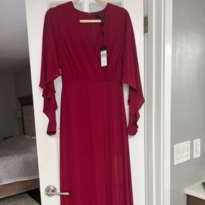 BCBG maxi dress with slit